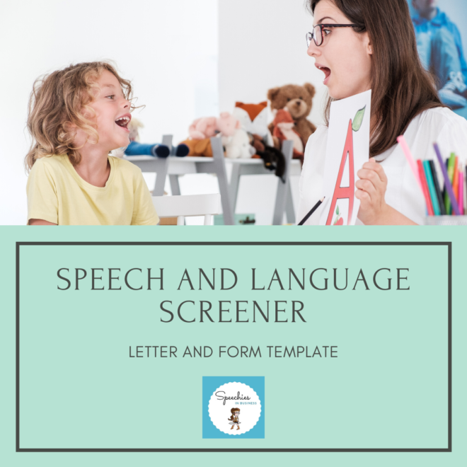 Speech and Language Screener