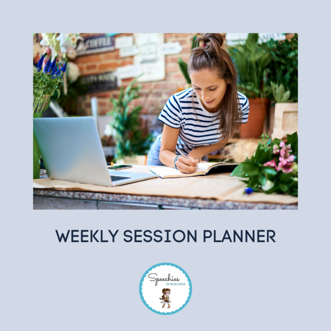 weekly session planner