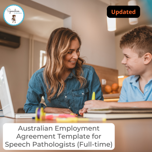Australian Employment Agreement Template for Speech Pathologists Full-Time