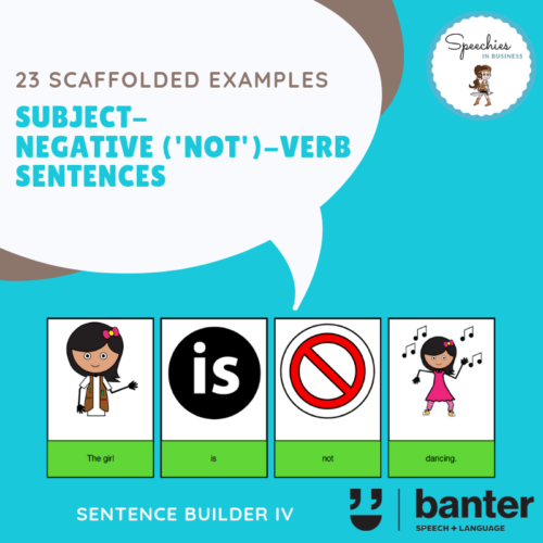 Subject Negative Not Verb Sentences