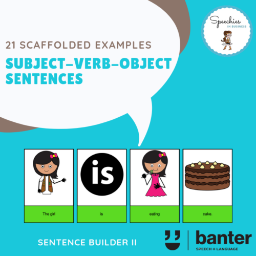 Subject Verb Object SVO Sentences
