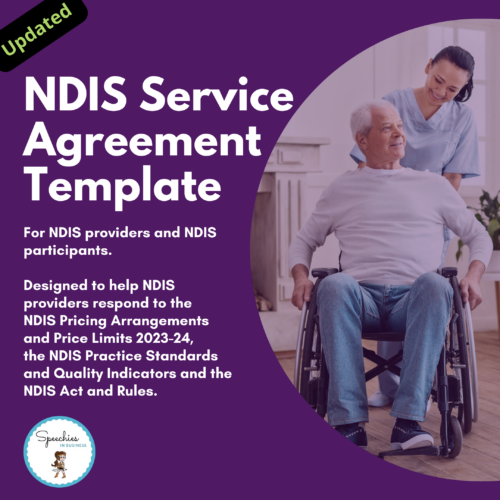 NDIS Service Agreement Template 2023