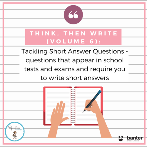 Think, Then Write (Volume 6): Tackling Short Answer Questions